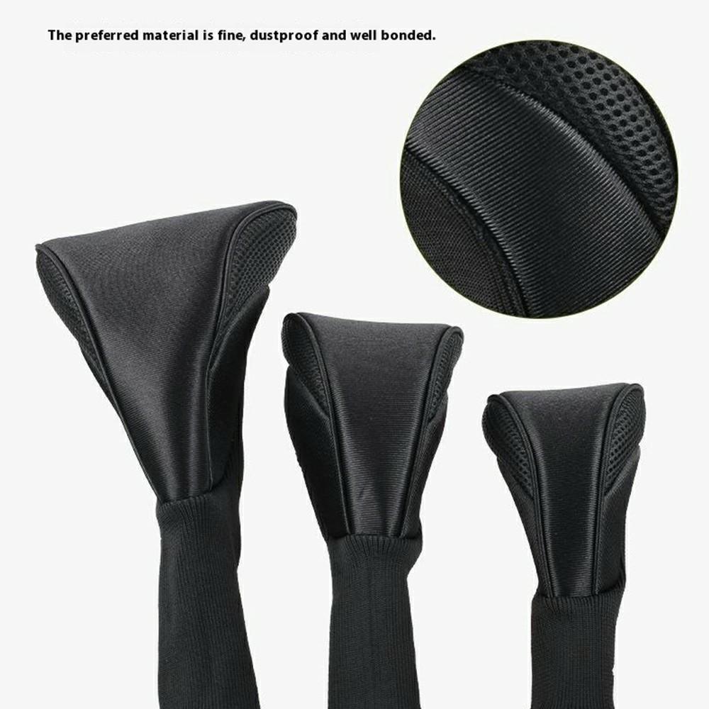 

3PCS/Set Golf Club Head Covers Nylon Mesh Headcovers for Driver/Fairway Wood/Hybrid Red