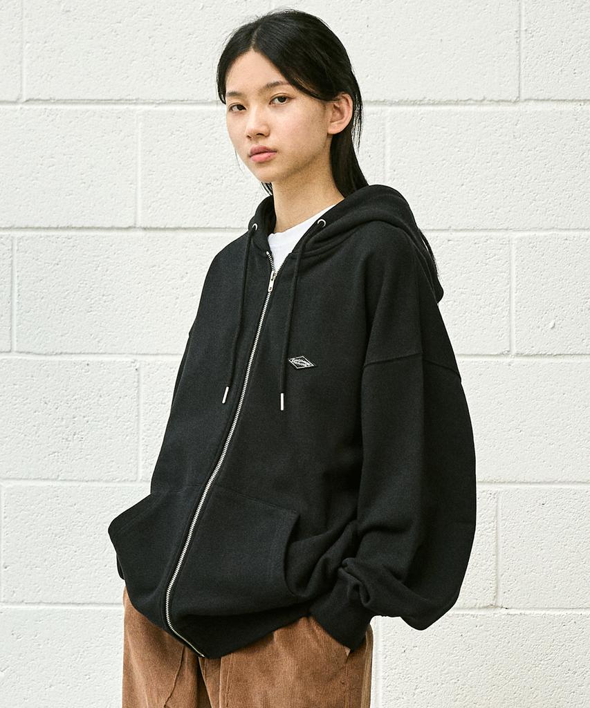 Fromatob Hoodie Zip-Up Black Tobzt133