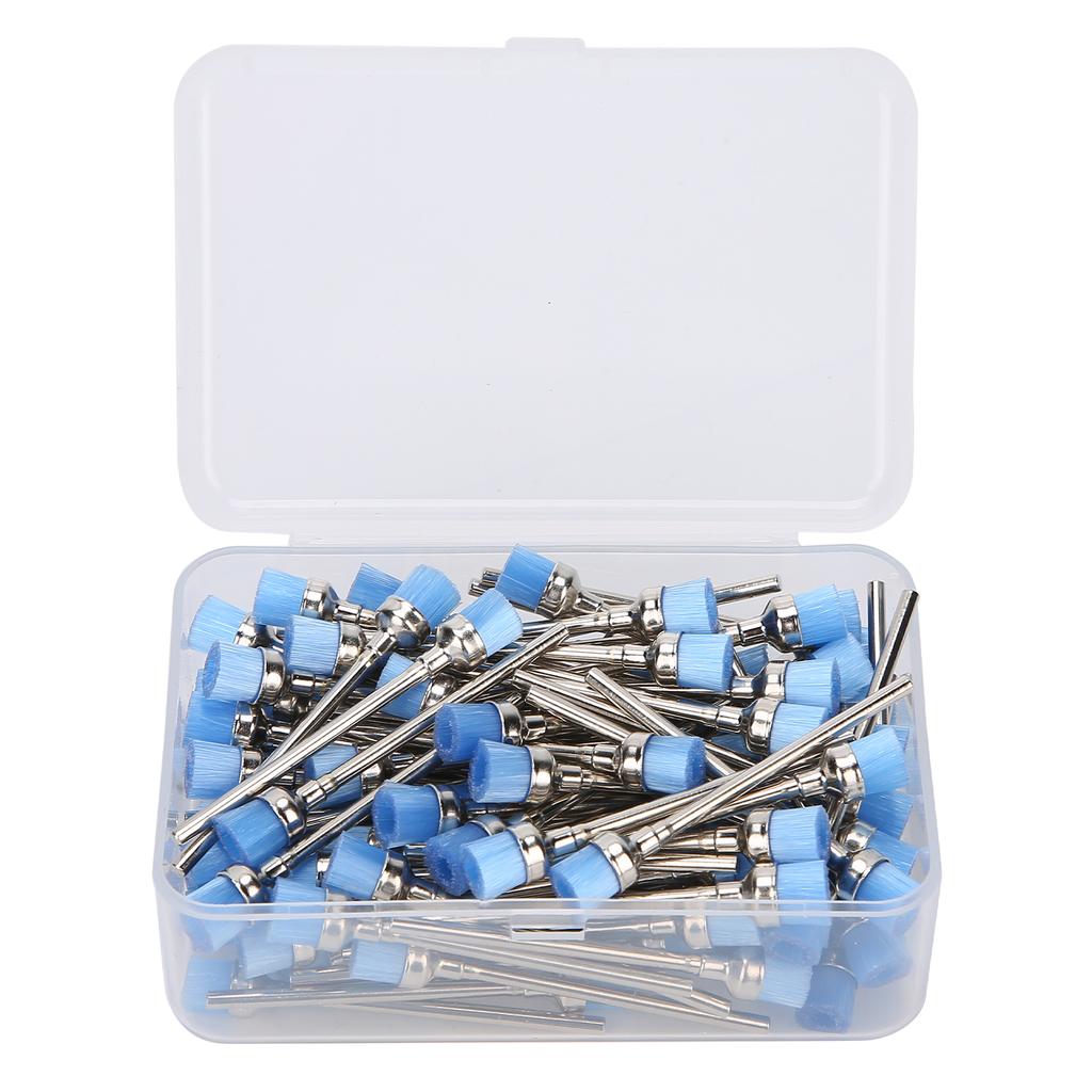 100pcs Nail Drill Bit Cleaning Brush Nail Dust Brush Cleaner Manicure Tool Accessory