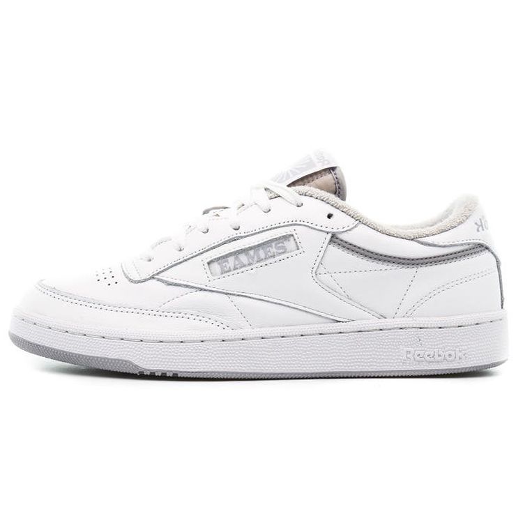 

Eames Office x Reebok Club C 85 Монохромний Пакунок - Білі Унісекс Кросівки Взуття-Білий Холодний Сірий-2 GY1066 36.5