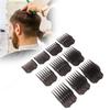 10pcs Hair Clipper Combs Guides Fully Compatible Attachment Professional Lightweight Hair Trimmers Cutting Guides Black