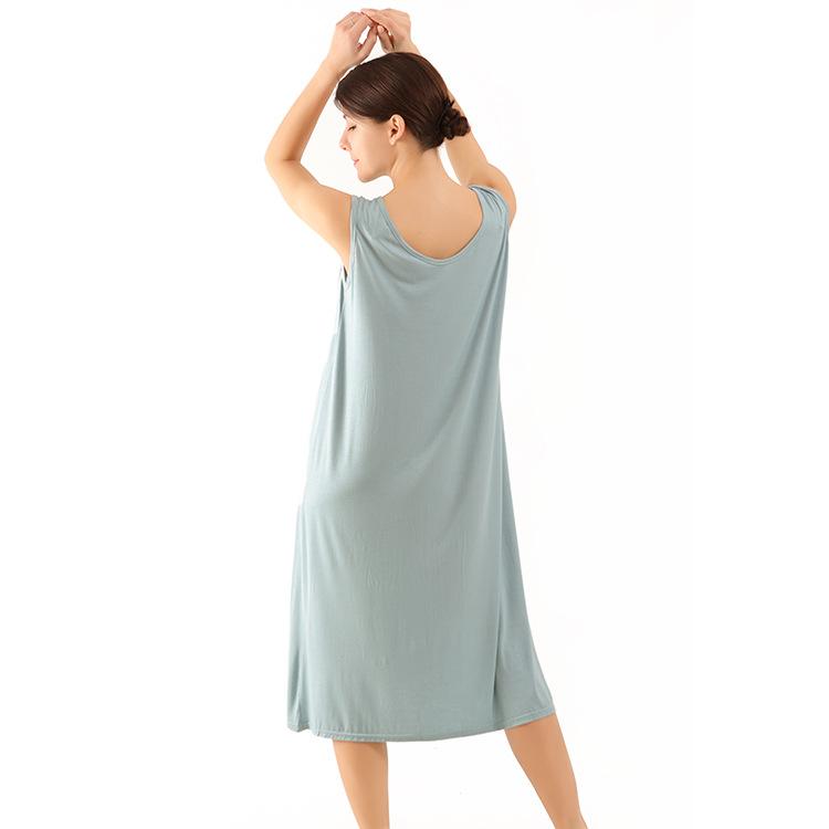 Large Size Nightgown for Women Sexy Nightdress Sleepwear Summer Long Home Dressing Gown Lounge Wear