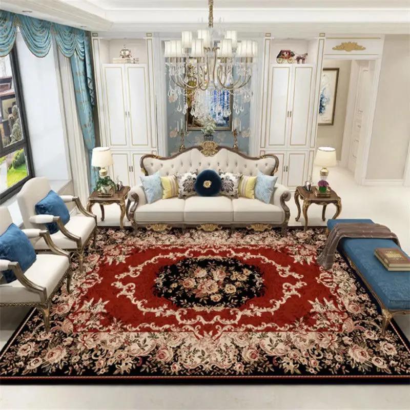 European Style Carpet Living Room Large Area Rugs Bedroom Bedside Mat Home Porch Entry Doormat Alfombras Para La Sala Moderna