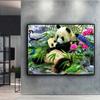 Diamantmaleri Animal Panda Broderi Korssting Rhinestone Home Decor