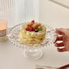 Retro Liebesherz Obst Glasplattenserie – Frühstücks-, Kuchen- und Dessertplatte