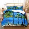 Hawaii Duvet Cover Set Beach Sea Quilt Cover For Kids Boys Girls Bedding Set Summer Themed Comforter Cover King Queen Full Size