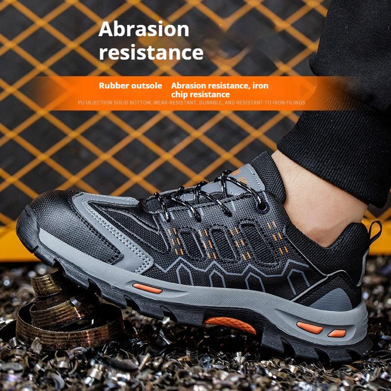 Protective Work Shoes with Plastic Toe Labor Protection Shoes Men Anti-puncture Sneakers Insulation 6kv Electrical Safety Shoes