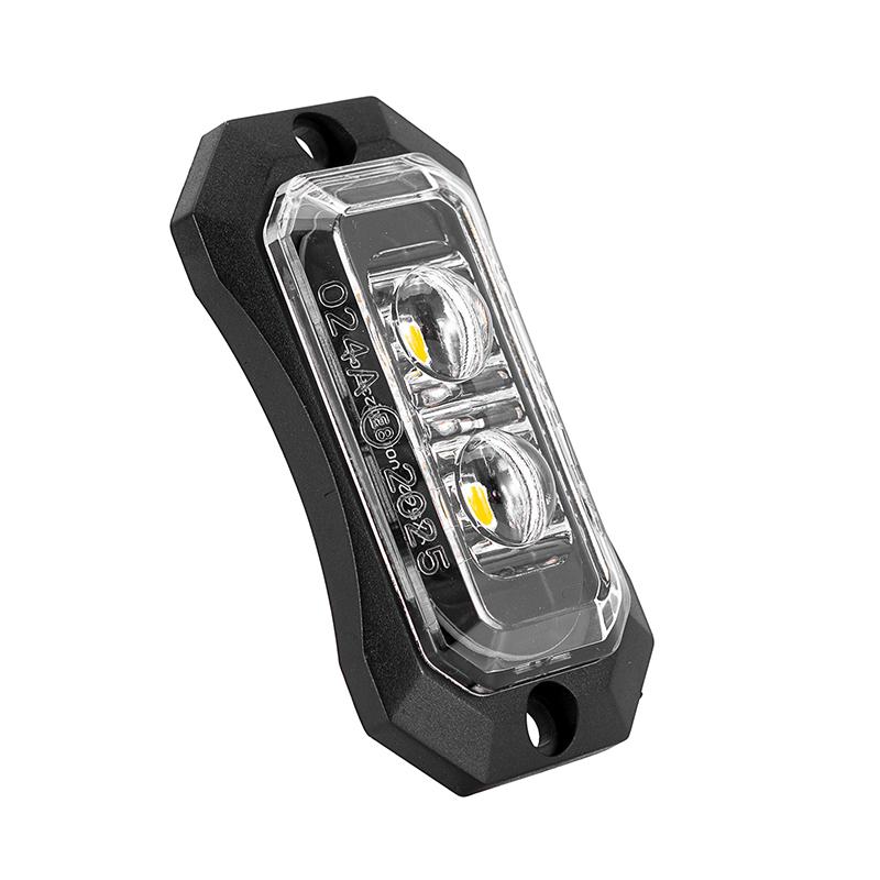 2Pcs Trailer Led Lights Truck Marker Side Lighting Lamp 2/3Led Car Van Pickup Lorry Grille Warning Clearance Side Marker Lights