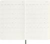 Moleskine Planner 2025 Starts in 1 Page per 12 Daily Large Size wide x 21cm Soft Myrtle DSK1512DC3Y25 January, Day, Months, Diary, (13cm long), Cover,