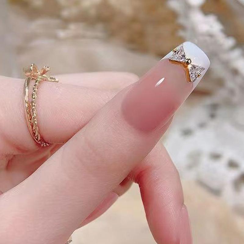 3 buc DIY Nail Art decorare 3D papion Nail Art farmec strasuri unghii burghiu pentru manichiură design accesoriu