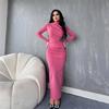 New Long Sleeve Sexy Long Dress Womens Dress