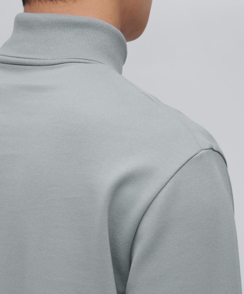 MUSINSA STANDARD Ponte Turtleneck Long Sleeve T-Shirt [Medium Gray]