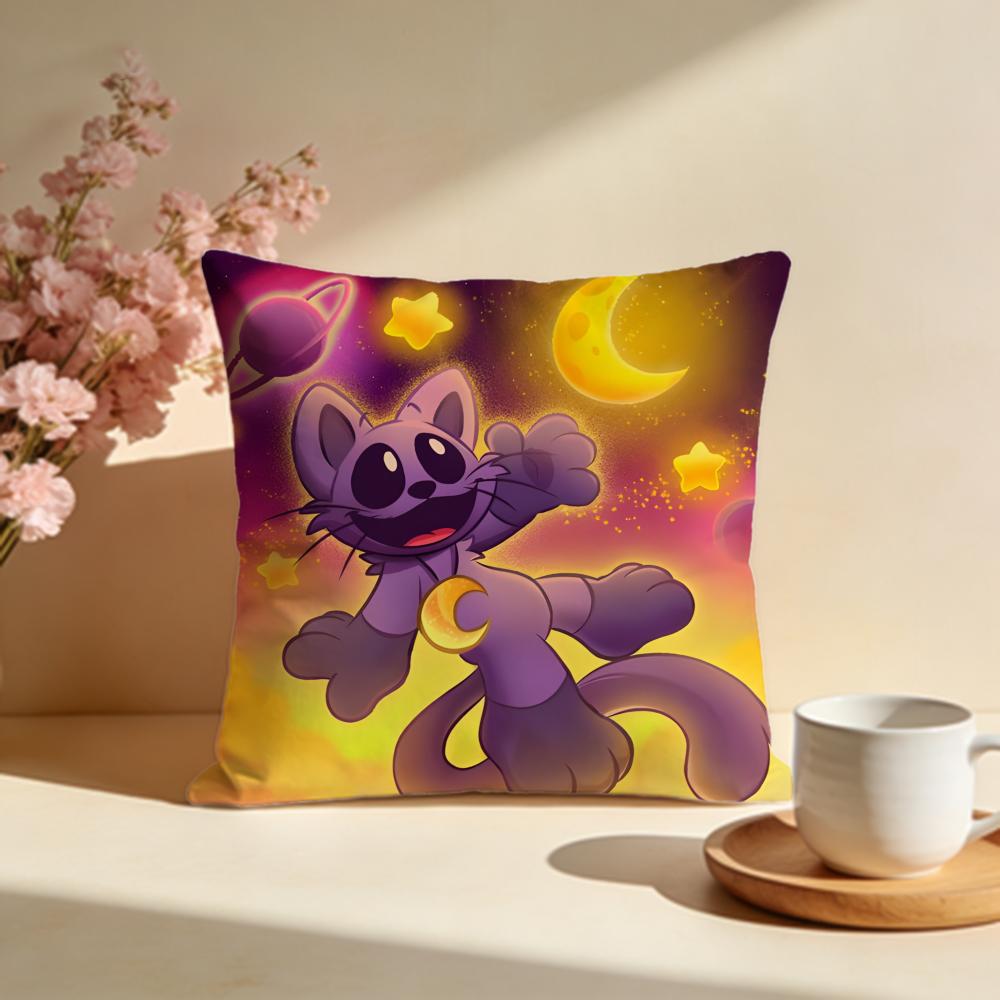 Fashion CCatnapful Cushion Cover Stylish Washable Pillow Cover Ideal for Couch Bedroom Car Decoration