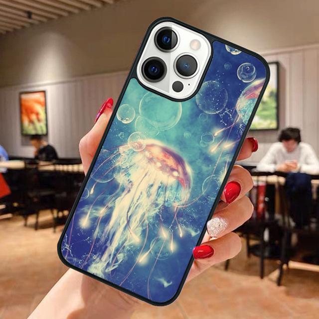 jellyfish Phone Case For Apple iPhone 17 Air Pro Max Plus Coque For iPhone 17 Air 14 15 16 13 12 Max Cover