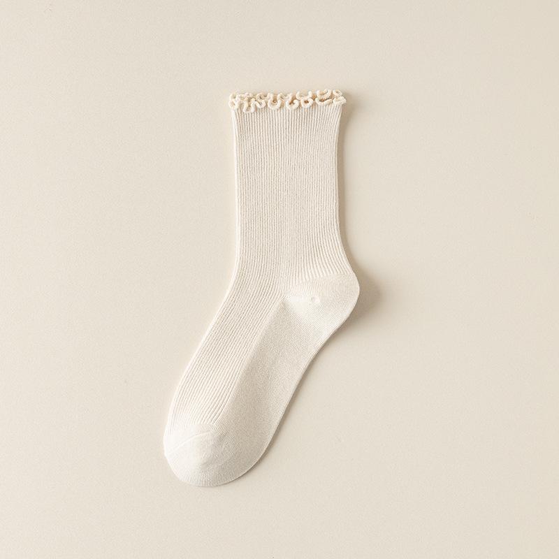 

«Милые женские носки из японского кружева из хлопка»: Весна/Осень, тонкий стиль, JK College Look One size