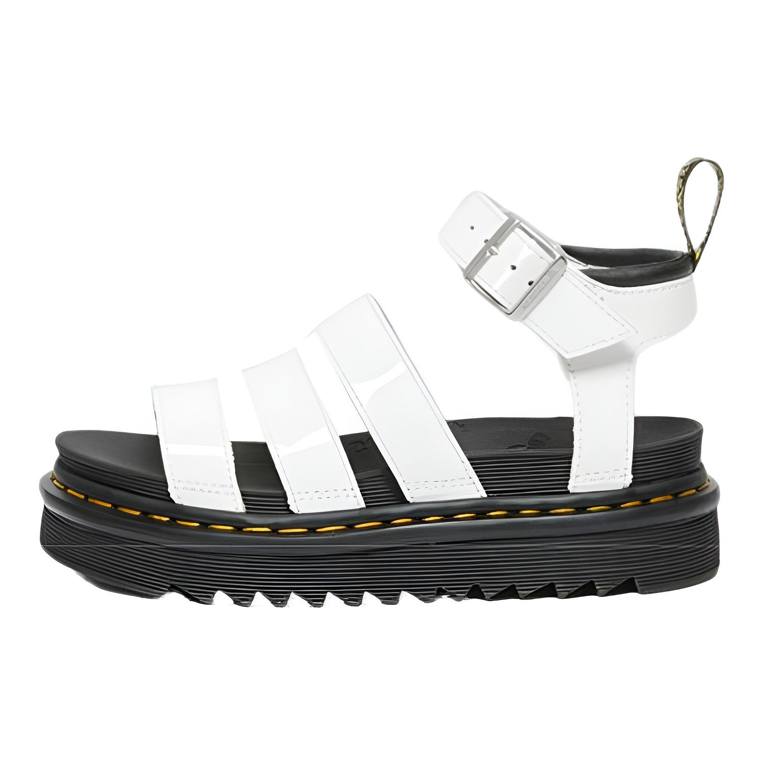 Dr. Martens Blaire Patent Thick Sole Fashion Sandals Women Sandals White 27304100 36