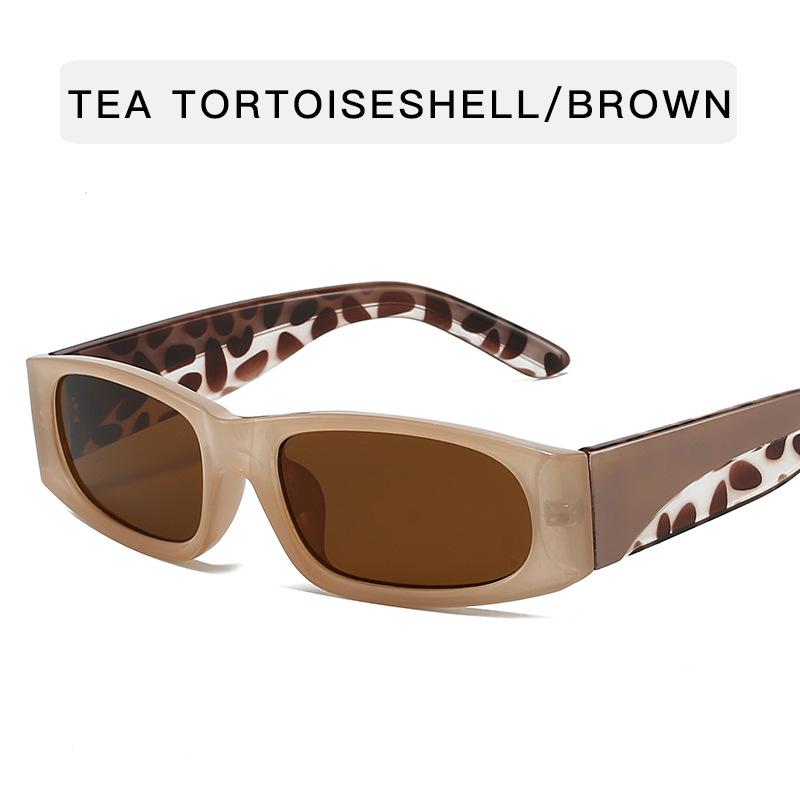 Rectangle Shape Sunglasses Woman European American Fashion Anti-glare Men's Sun Glasses Travelling Hiking Man Sun Glass