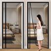 Magnetic Door Screen,Black Side Door Magnetic Mosquito Net,Insect Proof Flight,Summer and Kitchen Indoor Invisible Net
