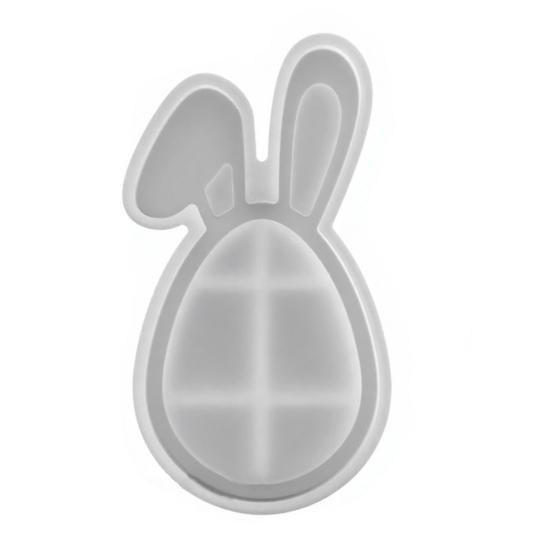 Rabbit Mold 3D Bunny Pattern Silicone Mold Resin Casting Flexible Reusable Epoxy Mold DIY Crafts Easter Gift Making Mold Spring