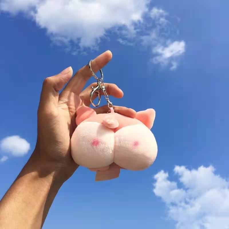 Cute Peach Butt Corgi Butt Small Doll Pendant Plush Pendant Butt Doll Keychain Bag Pendant