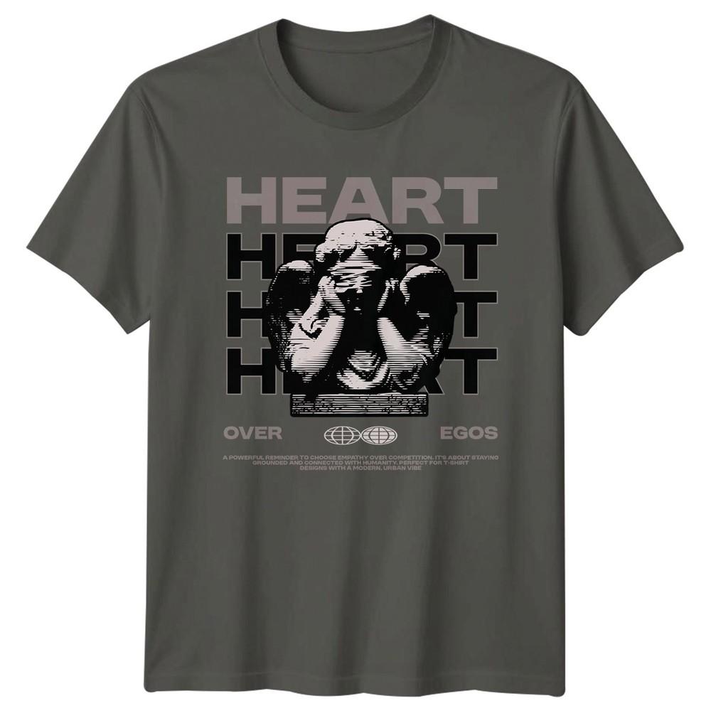 Heart Heart Heart Heart Over TShirt Mindfulness Streetwear Gift For Him And Her S