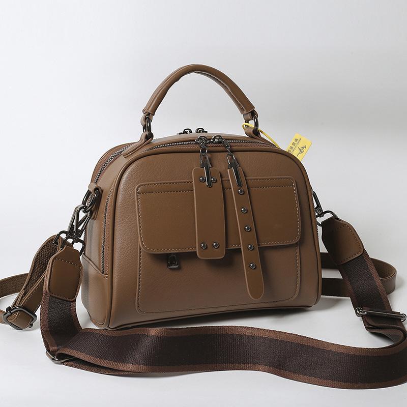 Handbag Bag Women'S Messenger Bag Simple And Versatile Shoulder Bag Premium Texture Multi-Layer Mother Bag