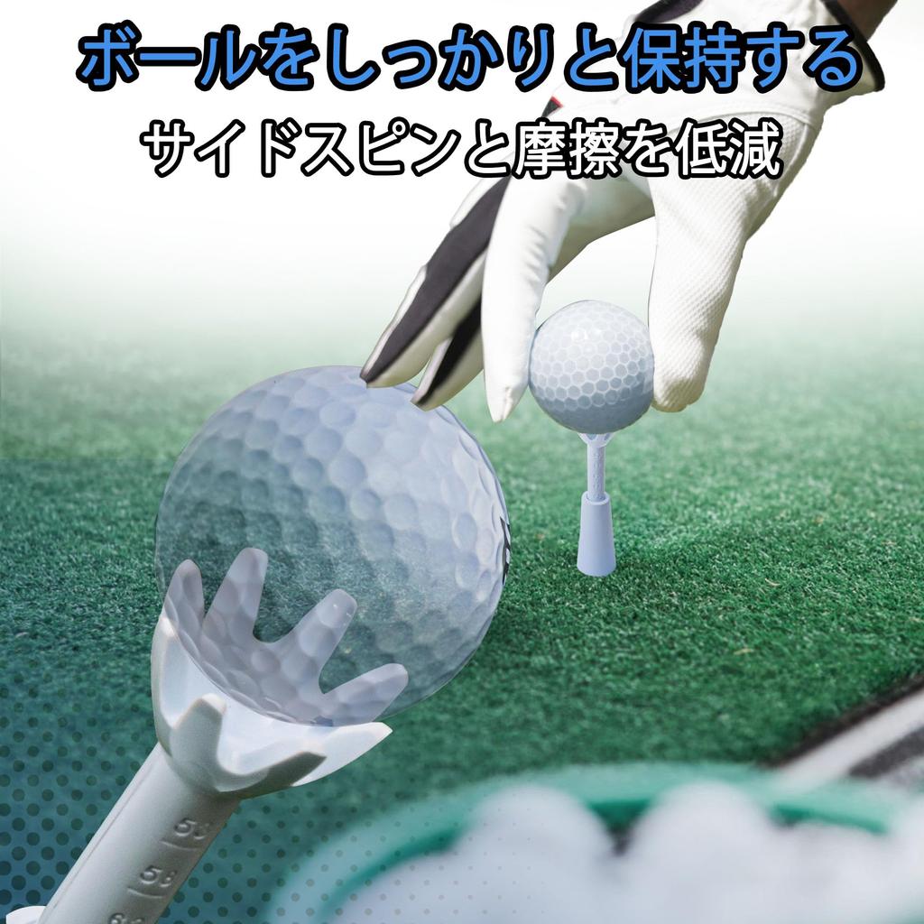 Golf Tomahawk Golf-Tees für Übungsmatten und Fahrhöhe Einfach bis Lang Hohe Tees, Reichweiten, Verstellbar, Schwung, Distanz, Haltbarkeit, Bruchfest,