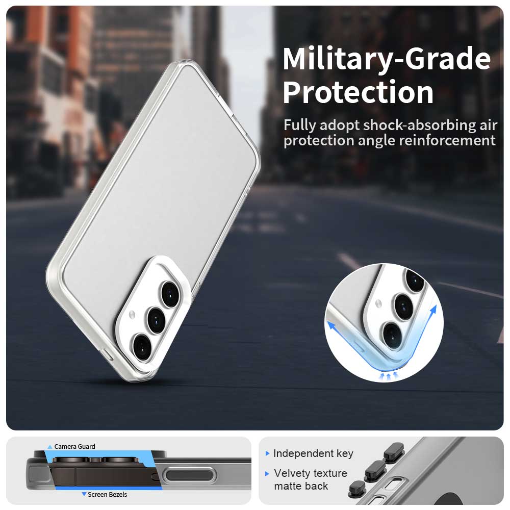 Frosted Case For Samsung Galaxy S25 FE Cover Samsung S25 FE Fundas Coque Matte Translucent PC Back Case Samsung Galaxy S25 FE