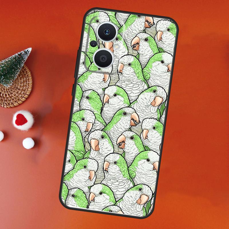 Colorful Parrots Case For OPPO Find X9 X5 X6 X8 Pro OPPO Reno 14F 13F 12F 11F 10 12 13 14 Pro 7 8 Lite Cover