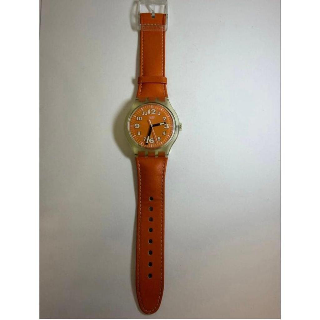 Used Swatch Watch Body Orange