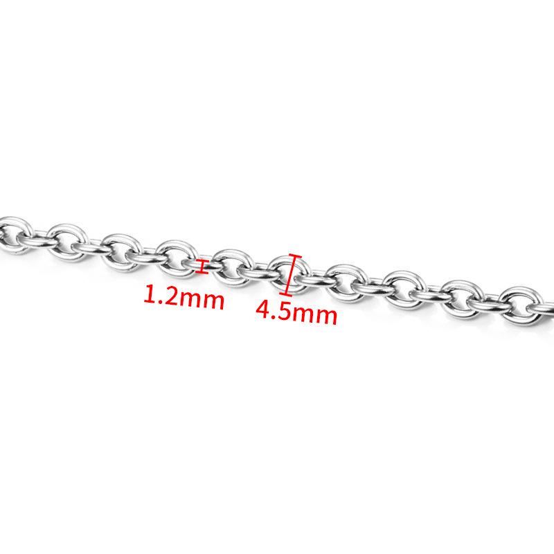 Stainless Steel Gold Chain for DIY Jewelry: Necklace & Bracelet Fashion Accessory