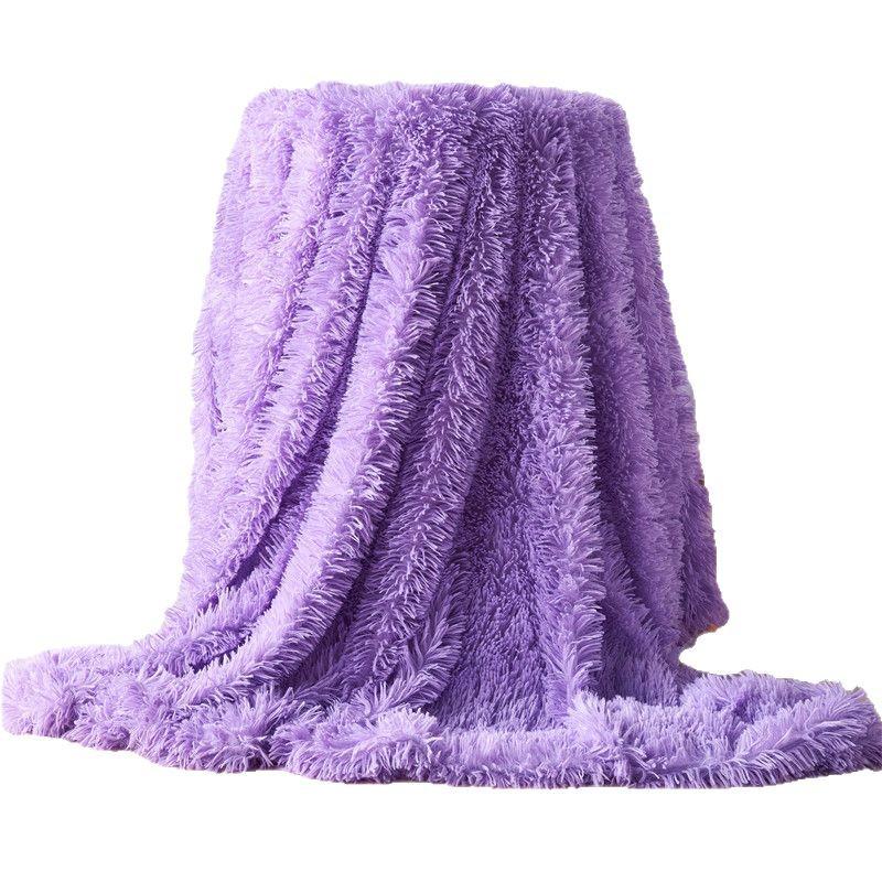 Plush Velvet Double-Layer Blanket for Kids Sofa or Quilt Cover
