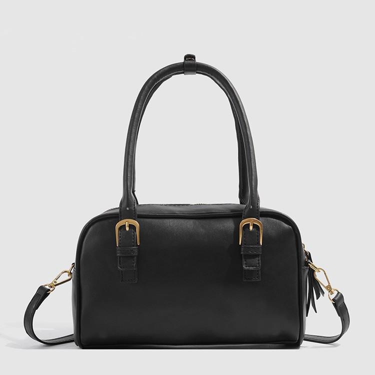 Vintage Handheld Commuting Bag for Women 2025 New Niche Fashion Bowling Bag Large Capacity Single Shoulder Crossbody Bag Trendy