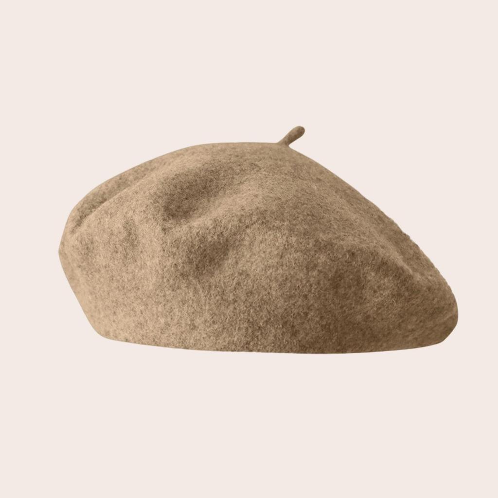 Autumn & Winter Wool Beret: Thick, Fashionable, Versatile & Warm