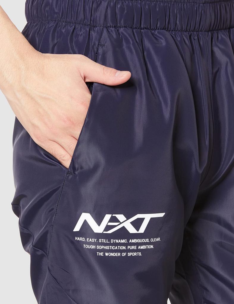 Mizuno Windbreaker Training Deep Size 2XL N-XT Pants, Wear, 32JF1745, Navy,