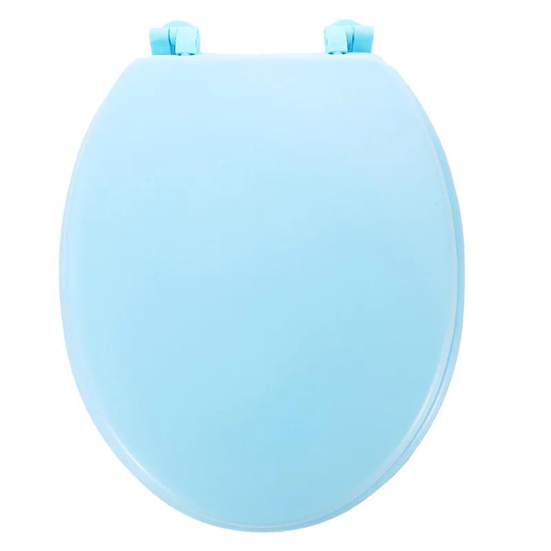 Toilet Cover Bathroom Toilet Seat EVA Waterproof Toilet Seat Cover Pad Waterproof Removable Toilet Seat Pad Household 1Pc