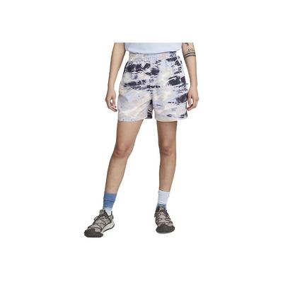 ACG All-Over Print Elastic Waist Straight-Leg Regular Shorts Women Bottoms Checkered-Iron DZ7586-015