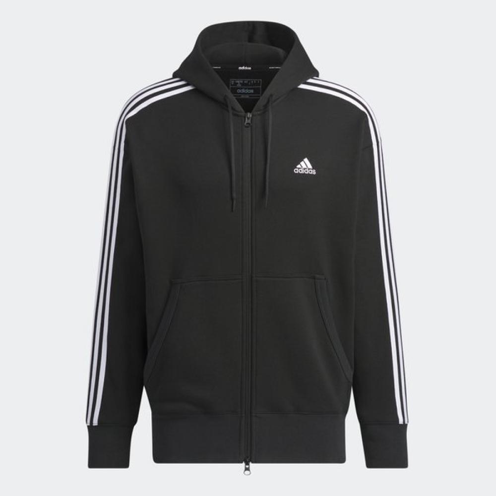 

Adidas Galleria Mens Sportswear Es+ 3s Ft Fz Hd BLACK/A2XL