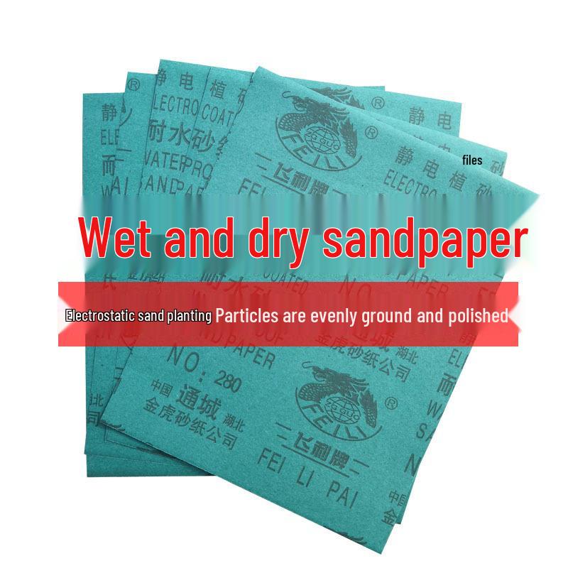 Philips 2000 Grit Wear-Resistant Sandpaper for Wet Sanding Walls, Wood, Metal