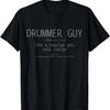 Drummer Guy Definition Funny Vintage Drums Drumming T-Shirt