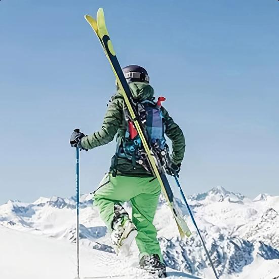 Snowboard Shoulder Strap Heavy Duty Adjustable Universal Men Women Skiing Board Backpack Carrier Nylon Strap Snowboard Accessories