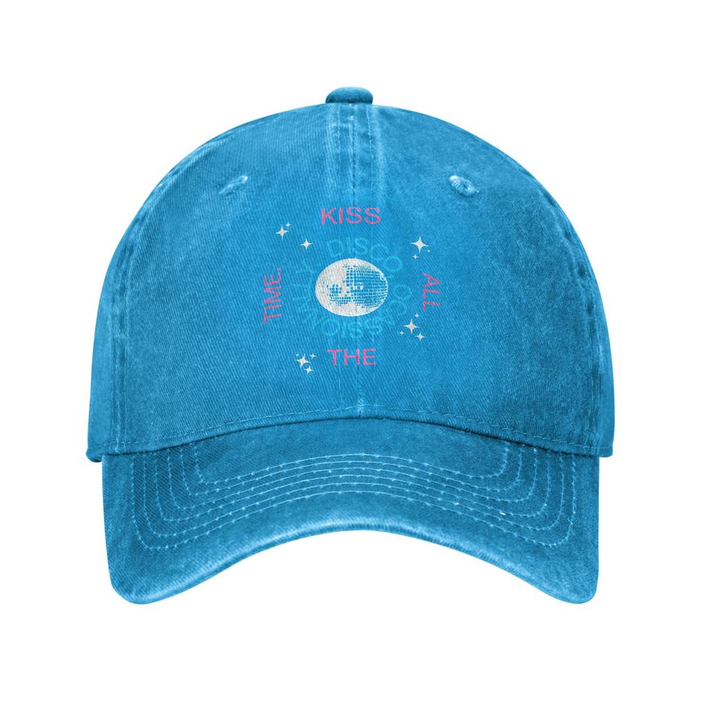 2026 Neueste H-Harry S-Styles Fan Kuss die ganze Zeit Gewaschene Baseballkappe Design Druck Sonne Paar Unisex Laufen Hippie Snapback Kappe