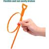 Drain Snake, Drain Clog Remover Tool, 3 Pack Cleaner Hair Remover, Sink Snake for Sewer Kitchen Sink Bathroom Tub Toilet