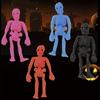 Skeleton Stretch Toy, Soft TPR Rubber Stress-Relief Toy For Kids And Adults(Random Color)