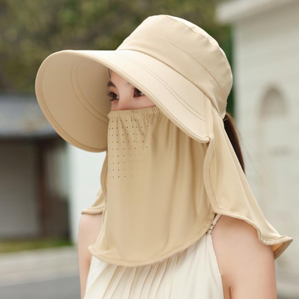 Breathable Sun Protection Hat Large Brim Bucket Hat New Sunshade Hat  Women