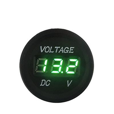Motorcycle Voltmeter Car Motorcycle 12V 24V Waterproof LED Digital