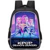 Kpop Demon Hunters Childrens Backpack With Breathable Oxford Fabric For School Use