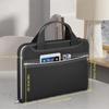 Large Capacity Fireproof Waterproof Document Bag Document Safe Storage Bag With Zipper Handheld File Organiser For Business