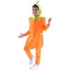Performance Stage Children Cosplay Costume Pumpkin Cloak Kids Performance Suit  Girl