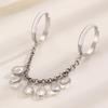 Fashionable Adjustable Rings Opening Jewelry Geometric Fringe Finger Rings Alloy Texture Suitable for Various Occasion